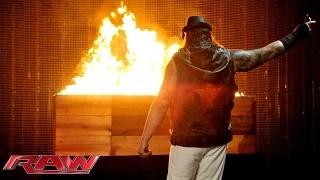 Bray Wyatt sends a fiery message to The Undertaker: WWE Raw, March 2, 2015