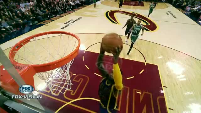 LeBron Goes Behind-the-Back for the Sweet Finish