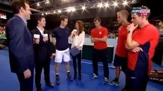 Andy Murray reveals Dominic Inglot has a side chick in Glasgow