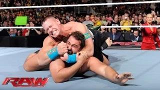 John Cena displays reckless abandon to get his rematch with Rusev: WWE Raw, March 9, 2015