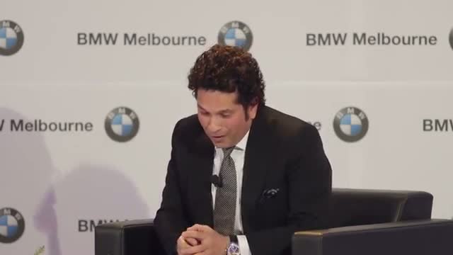 BMW Melbourne: Sachin Tendulkar Interview - On Facing Chirs Cairns