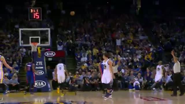NBA: Stephen Curry's Effortless Behind-the-Back Assist to Barbosa