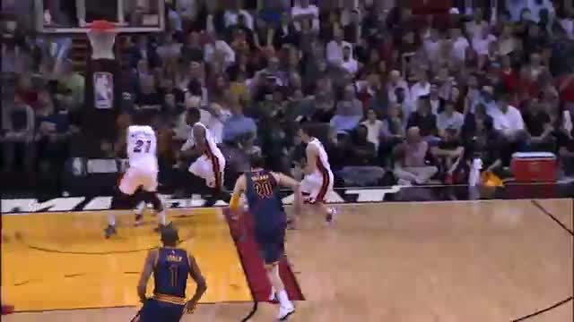 NBA: Kyrie Finds Mozgov for the Powerful Finish
