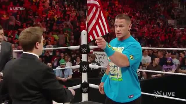 WrestleMania United States Championship Contract Signing: WWE Raw, March 16, 2015