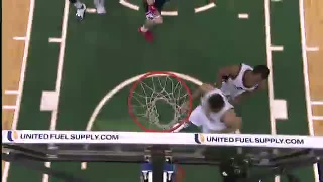 NBA: Nene Rolls to the Rim for the Poster Dunk on Rudy Gobert 
