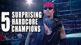 WWE 5 Surprising Hardcore Champions - 5 Things