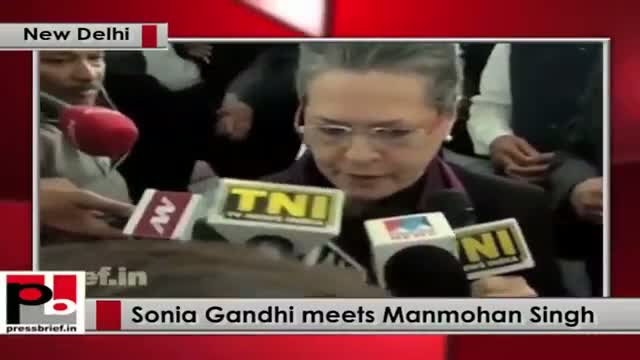 Sonia Gandhi meets Manmohan Singh - assures him full support