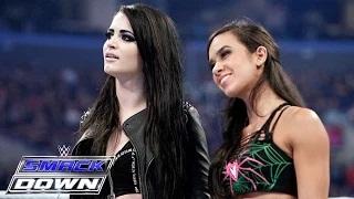 AJ Lee & Paige unite in a war of words with The Bella Twins: WWE SmackDown, March 26, 2015