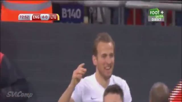 Harry Kane Goal - England vs Lithuania 4-0 - 3/27/2015 [EURO 2016 Qualifiqation][HD]