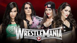 AJ and Paige vs. The Bella Twins (Full Match) - WWE Wrestlemania 31