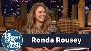 Ronda Rousey Demonstrates Infamous Armbar on Jimmy - The Tonight Show Starring Jimmy Fallon