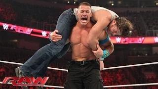 John Cena vs Dean Ambrose - United States Championship Match: WWE Raw, March 30, 2015