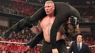 Stephanie McMahon opts to fine Brock Lesnar for his out-of-control actions: WWE Raw, March 30, 2015