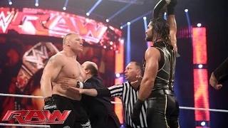 Seth Rollins vs Brock Lesnar - WWE World Heavyweight Championship Match: WWE Raw, March 30, 2015