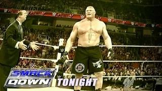 Relive Brock Lesnar's path of destruction from Raw - Catch the fallout on SmackDown tonight!