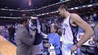 NBA: Gasol and Randolph Pay Tribute to Longtime Grizzlies Fan