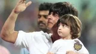 Shahrukh Khan Son Abram Cute Moments At IPL 8 Match