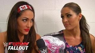 The Bella Twins sound off on the Diva division: WWE Raw Fallout, April 6, 2015