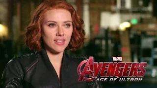 Scarlett Johansson Interview - Avengers: Age of Ultron (2015) Black Widow Marvel Movie