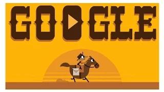 When was the first mail delivered via the pony express - Google Doodle