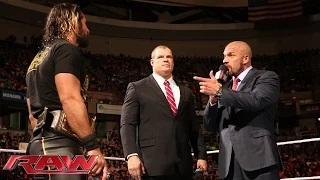 Kane interrupts Triple H: WWE Raw, April 20, 2015