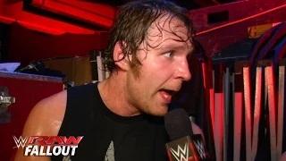 Dean Ambrose is ready for Payback: WWE Raw Fallout, May 4, 2015