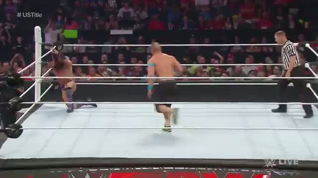 John Cena vs. Neville - United States Championship Match: WWE Raw, May 11, 2015