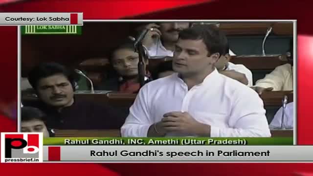 Rahul Gandhi says, NDA government has killed UPA's land Act