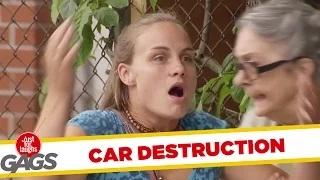 Instant Accomplice- Husbands Smash Cars Prank
