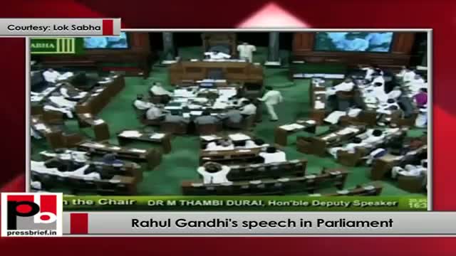 Rahul Gandhi's speech in Parliament Part 6