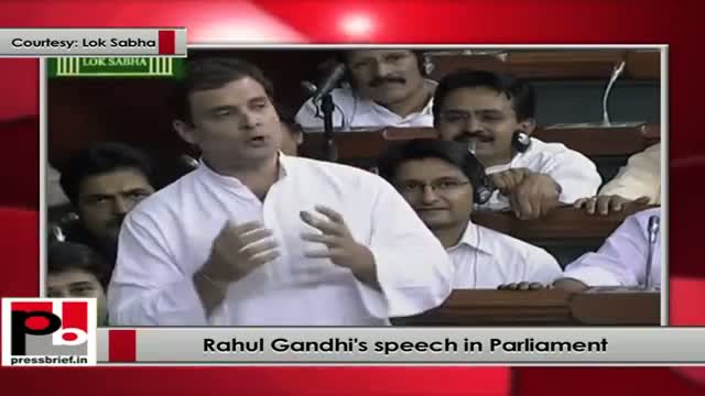 Rahul Gandhi's speech in Lok Sabha Part 06