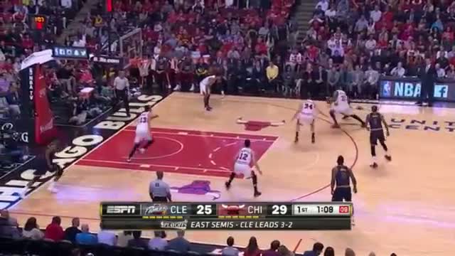 Cleveland Cavaliers vs Chicago Bulls (First Half Highlights) - Game 6 | May 14, 2015 | NBA