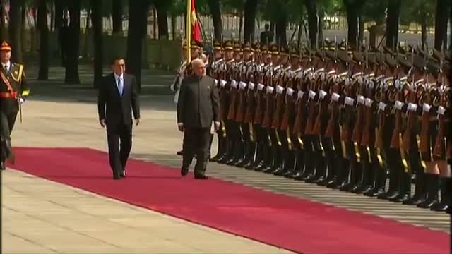 China welcomes Indian PM Modi in Beijing ceremony