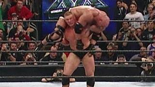 Brock Lesnar vs Goldberg - WWE Wrestlemania 20 HD