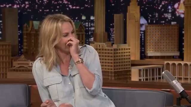 Charlize Theron's Son Is So Over Iron Man's Wardrobe - The Tonight Show Starring Jimmy Fallon