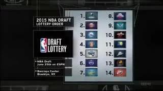 2015 NBA Draft Lottery First Three Pick Announced
