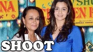 Alia Bhatt shoots for a brand with her mother like Deepika Padukone