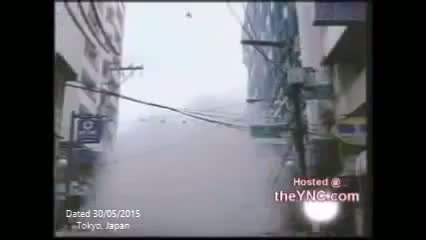 Japan Earthquake 8.5 - Building Collapse - Caught on Camera