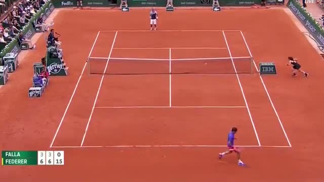 Roger Federer vs Alejandro Falla - Tennis Highlights Roland Garros 2015 HD