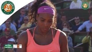 S. Williams v. T. Bacsinszky 2015 French Open Women's Highlights / Semifinals