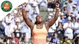 Serena Williams 2015 French Open championship point
