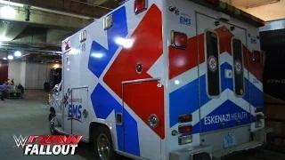 Jamie Noble leaves Raw in an ambulance: WWE Raw Fallout, June 22, 2015