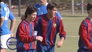 Never-before-seen video of Leo Messi with FC Barcelona's U-16 team