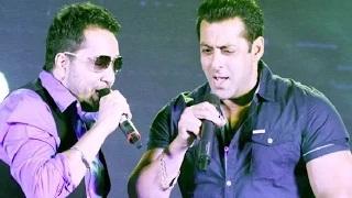 Salman Khan Singing 'Aaj Ki Party' With Mika Singh At Bajrangi Bhaijaan Song Launch