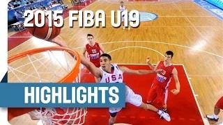 USA v Croatia - Final Game Highlights - 2015 FIBA U19 World Championship