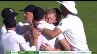Day 2 Fall Of Wickets - England vs Australia 1st Investec Test Ashes 2015
