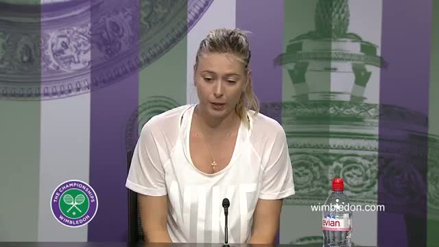 Maria Sharapova Semi-Final Press Conference