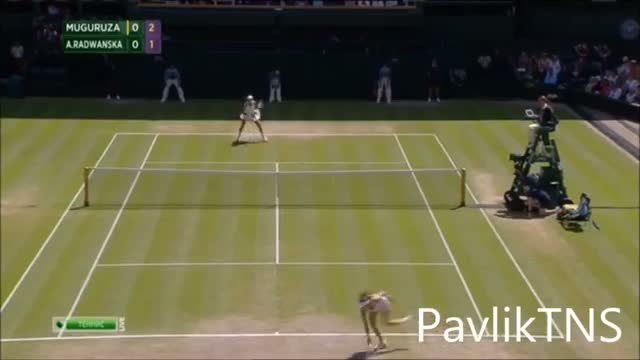 Garbine Muguruza vs Agnieszka Radwanska Highlights Wimbledon 2015