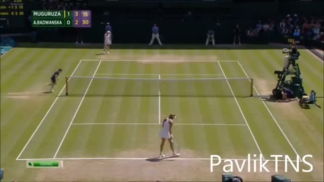 Garbine Muguruza vs Agnieszka Radwanska Highlights Wimbledon 2015 Video