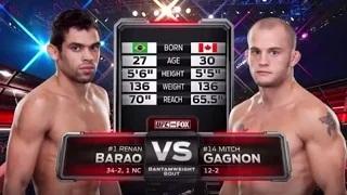 Fight Night Chicago Free Fight: Renan Barao vs. Mitch Gagnon